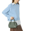 Women's Small Black Leather Handbag COCCINELLE Lord