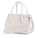 Women's Small Leather Handbag COCCINELLE Lord in Blanco