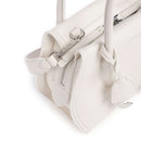 Women's Small Leather Handbag COCCINELLE Lord in Blanco