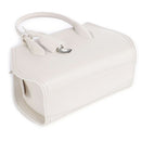 Women's Small Leather Handbag COCCINELLE Lord in Blanco