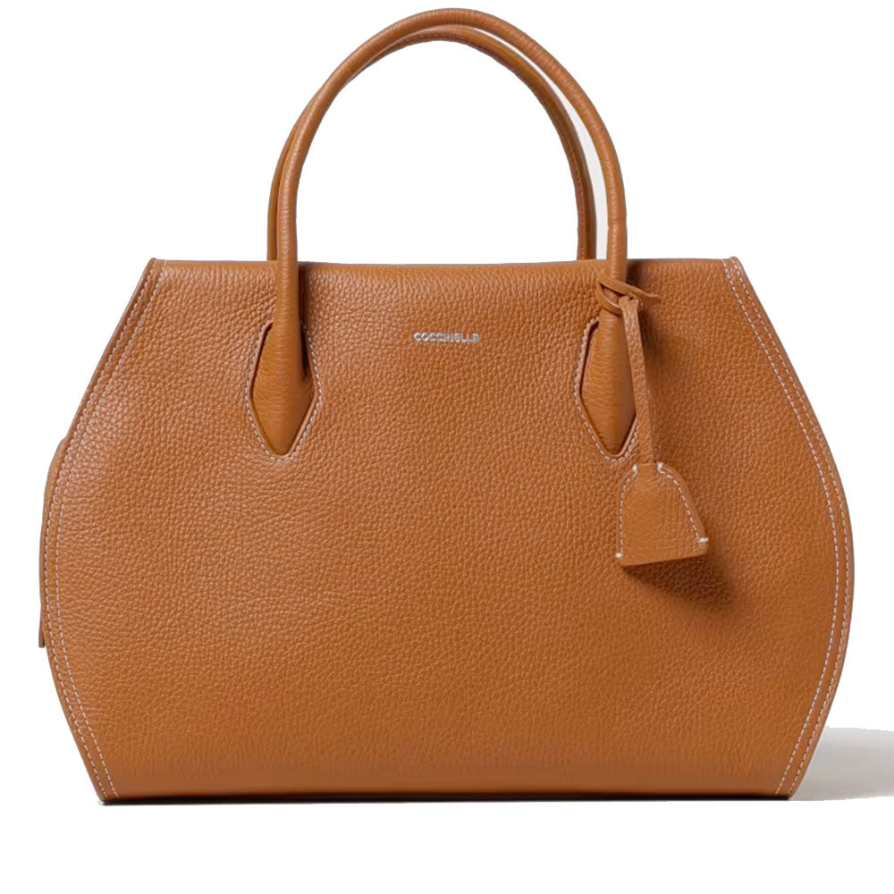 Borsa Donna a Mano COCCINELLE in Pelle Linea Lord colore Cuir