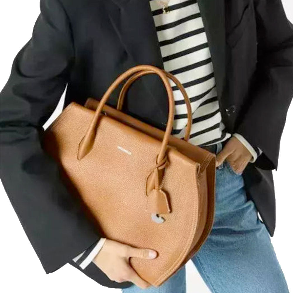 Borsa Donna a Mano COCCINELLE in Pelle Linea Lord colore Cuir