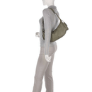 Borsa Donna a Spalla COCCINELLE in Pelle Colore Laurel Green linea Campus Large