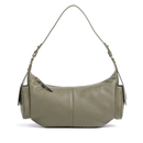 Borsa Donna a Spalla COCCINELLE in Pelle Colore Laurel Green linea Campus Large