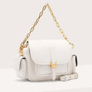 Borsa Donna a Mano COCCINELLE in Pelle Colore Blanco linea Campus Mini