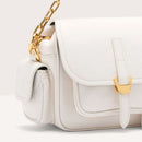 Borsa Donna a Mano COCCINELLE in Pelle Colore Blanco linea Campus Mini
