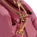 Borsa Donna a Mano COCCINELLE linea Boheme Puffy Nylon Colore Rosewood