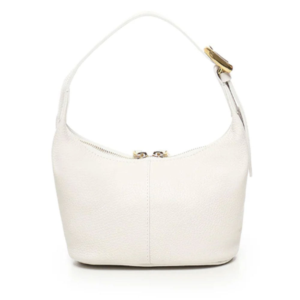 Borsa Donna a Spalla COCCINELLE in Pelle linea Fernanda Small Colore Blanco