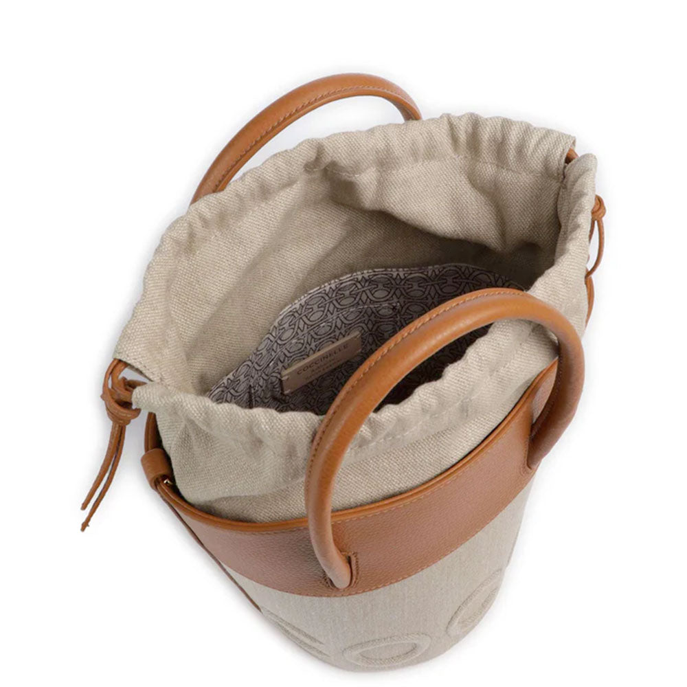 Borsa Donna a Mano COCCINELLE in Pelle Linea Myrtha colore Natural - Cuir