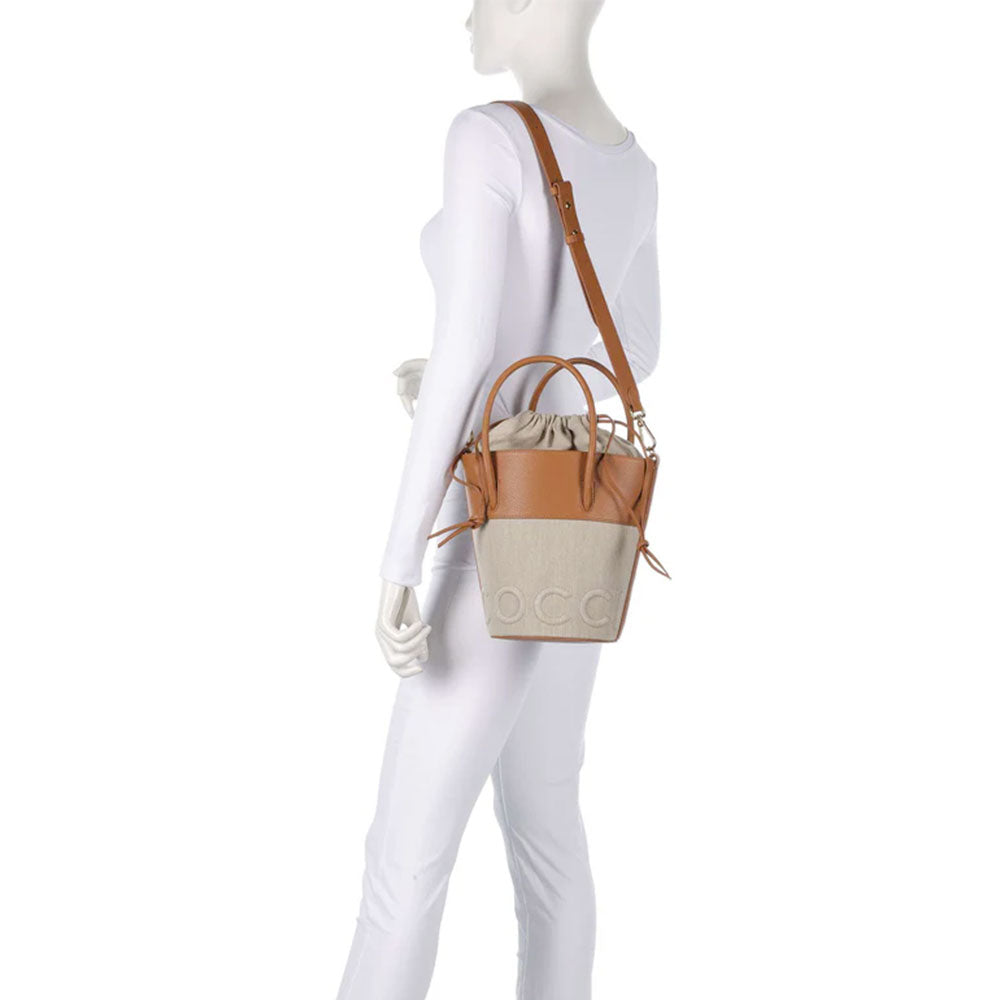 Borsa Donna a Mano COCCINELLE in Pelle Linea Myrtha colore Natural - Cuir