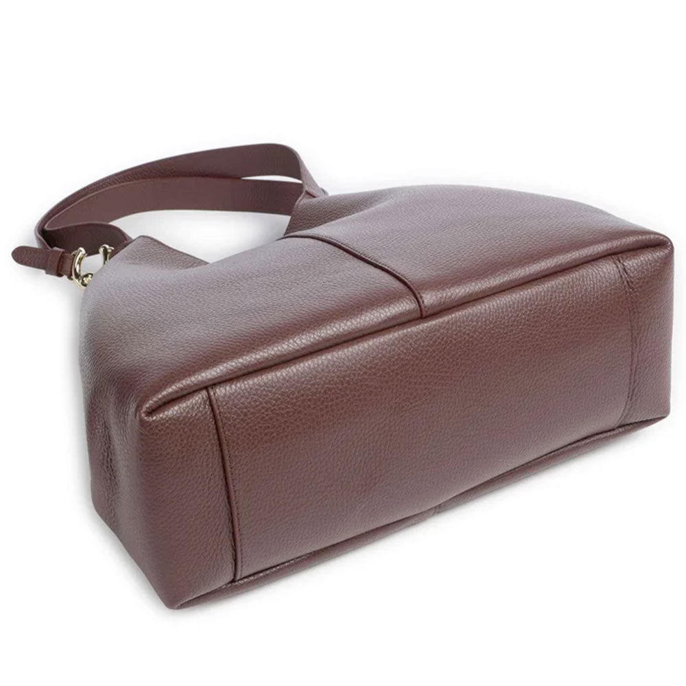 Damen-Schultertasche COCCINELLE Modell C-Easy Large in Berry