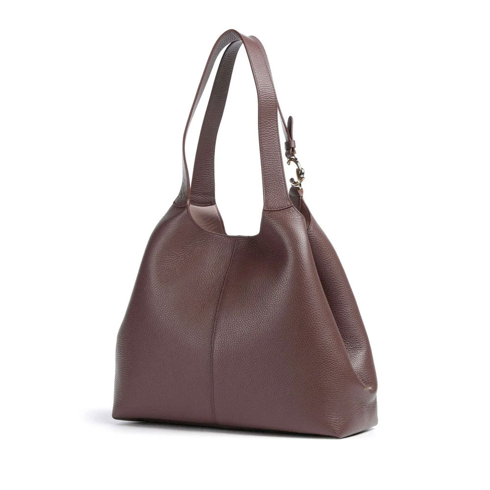 Damen-Schultertasche COCCINELLE Modell C-Easy Large in Berry