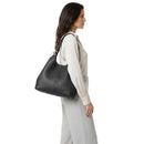 Damen-Schultertasche COCCINELLE Modell C-Easy Large in Schwarz