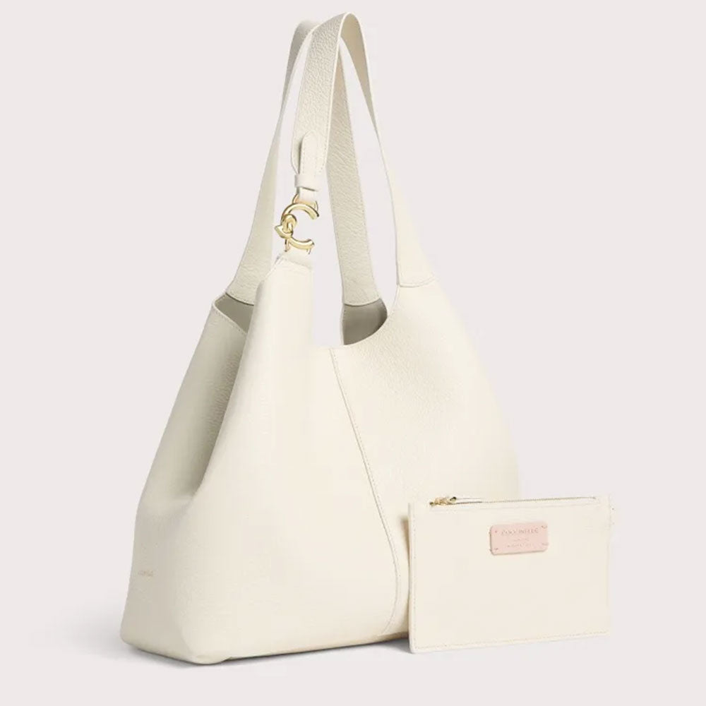 Borsa Donna a Spalla COCCINELLE Linea C-Easy Large Colore Pearl