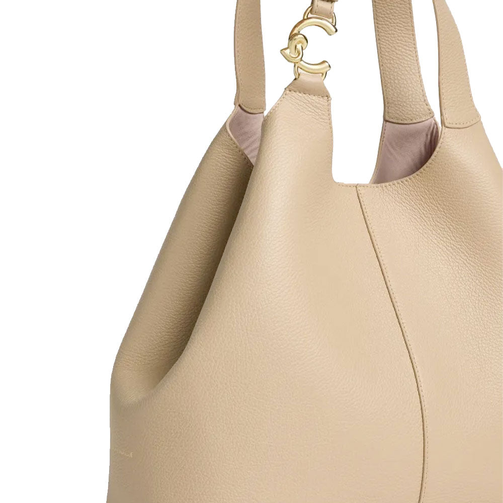 Borsa Donna a Spalla COCCINELLE Linea C-Easy Large Colore Sandshell