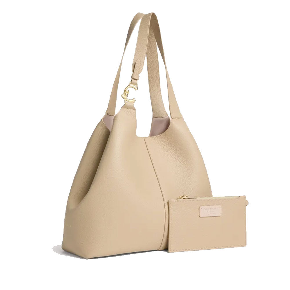 Borsa Donna a Spalla COCCINELLE Linea C-Easy Large Colore Sandshell
