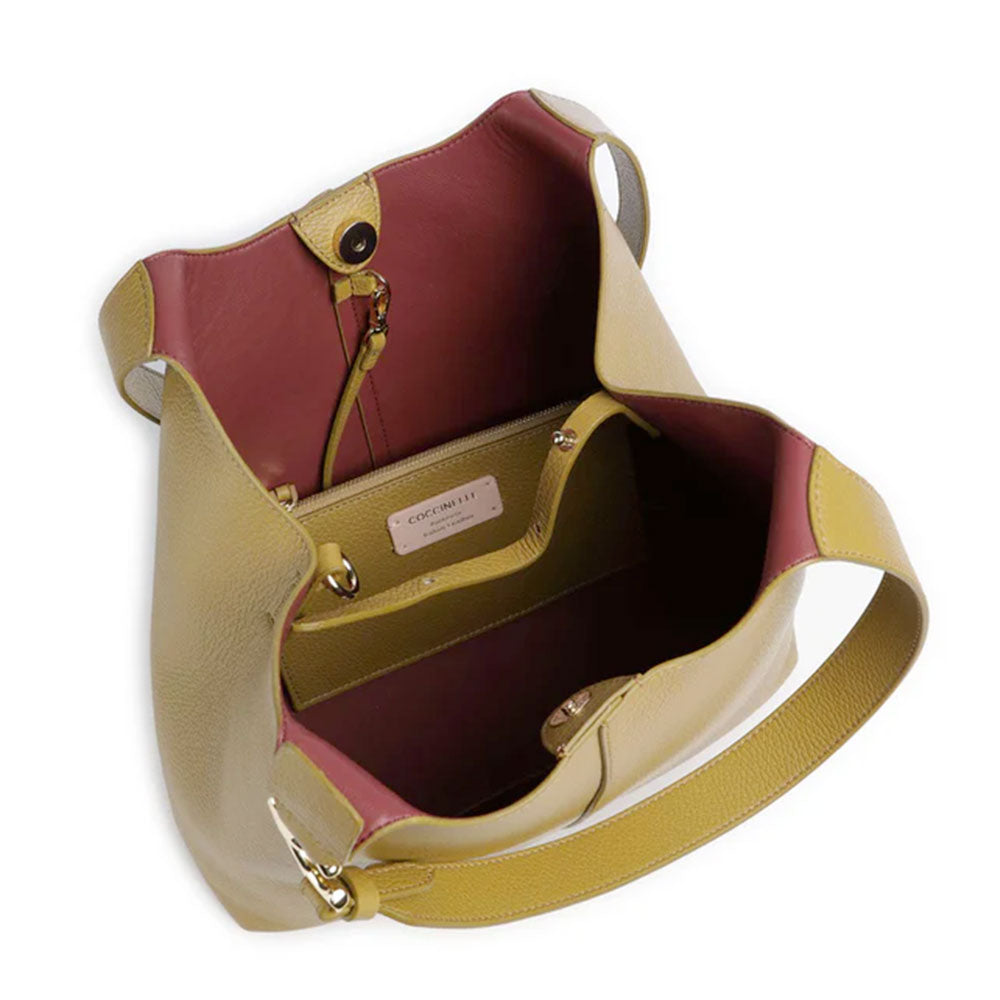 Borsa Donna a Spalla COCCINELLE Linea C-Easy Colore Seagrass