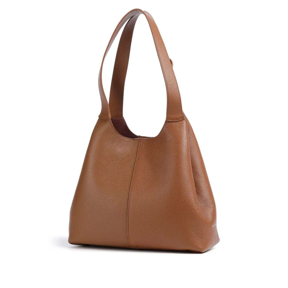 Borsa Donna a Spalla COCCINELLE Linea C-Easy Colore Cognac