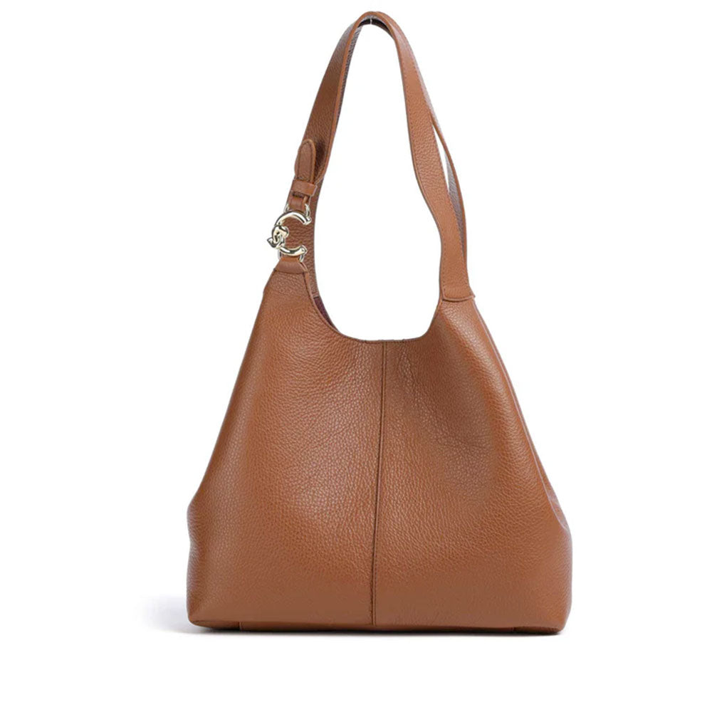 Borsa Donna a Spalla COCCINELLE Linea C-Easy Colore Cognac