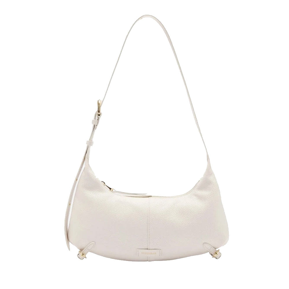 Borsa Donna a Tracolla COCCINELLE in Pelle linea Abigail Colore Blanco