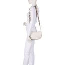 Borsa Donna a Tracolla COCCINELLE in Pelle linea Raquel Colore Blanco - Skin Misura Piccola