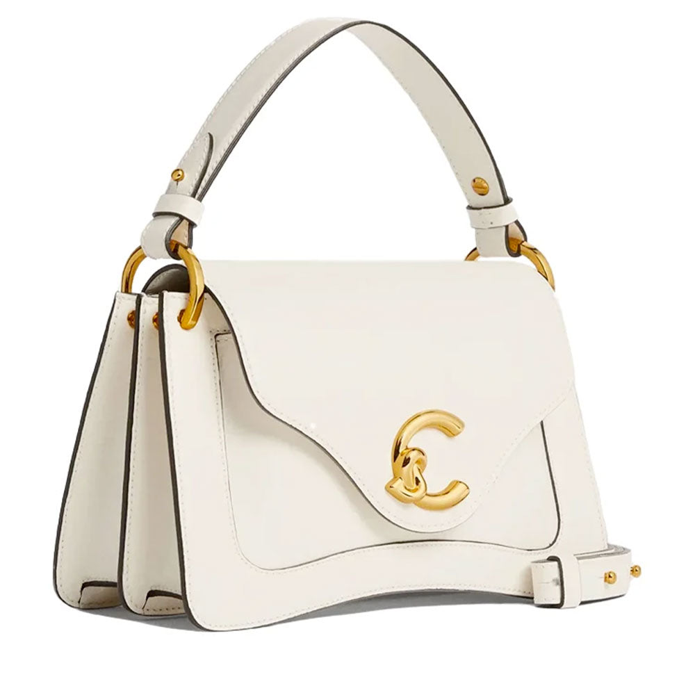 Borsa Donna a Mano COCCINELLE in Pelle linea C-Me Calf Cocker Small Colore Pearl