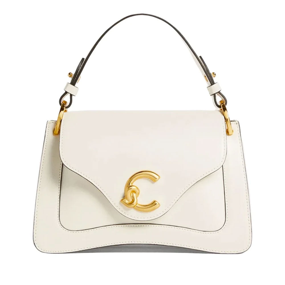 Borsa Donna a Mano COCCINELLE in Pelle linea C-Me Calf Cocker Small Colore Pearl