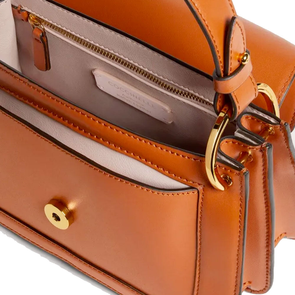 Borsa Donna a Mano COCCINELLE in Pelle linea C-Me Calf Cocker Small Colore Crab