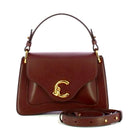 Women's Handbag COCCINELLE C-Me Calf Cocker Small in Berry Leather