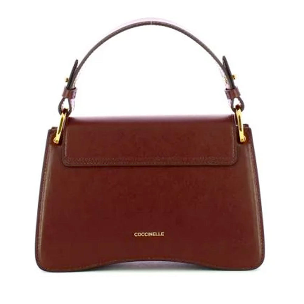 Women's Handbag COCCINELLE C-Me Calf Cocker Small in Berry Leather