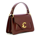 Women's Handbag COCCINELLE C-Me Calf Cocker Small in Berry Leather