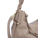 Borsa Donna Hobo a Spalla COCCINELLE Linea Rebekka Colore Warm Taupe