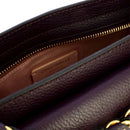 Borsa Donna a Mano COCCINELLE in Pelle linea Beat Generation Medium Colore Prune