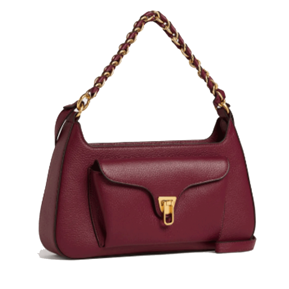 Borsa Donna a Mano COCCINELLE in Pelle linea Beat Generation Medium Colore Ribes