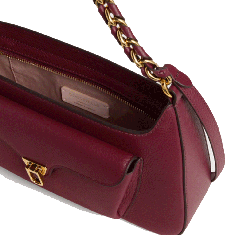 Borsa Donna a Mano COCCINELLE in Pelle linea Beat Generation Medium Colore Ribes