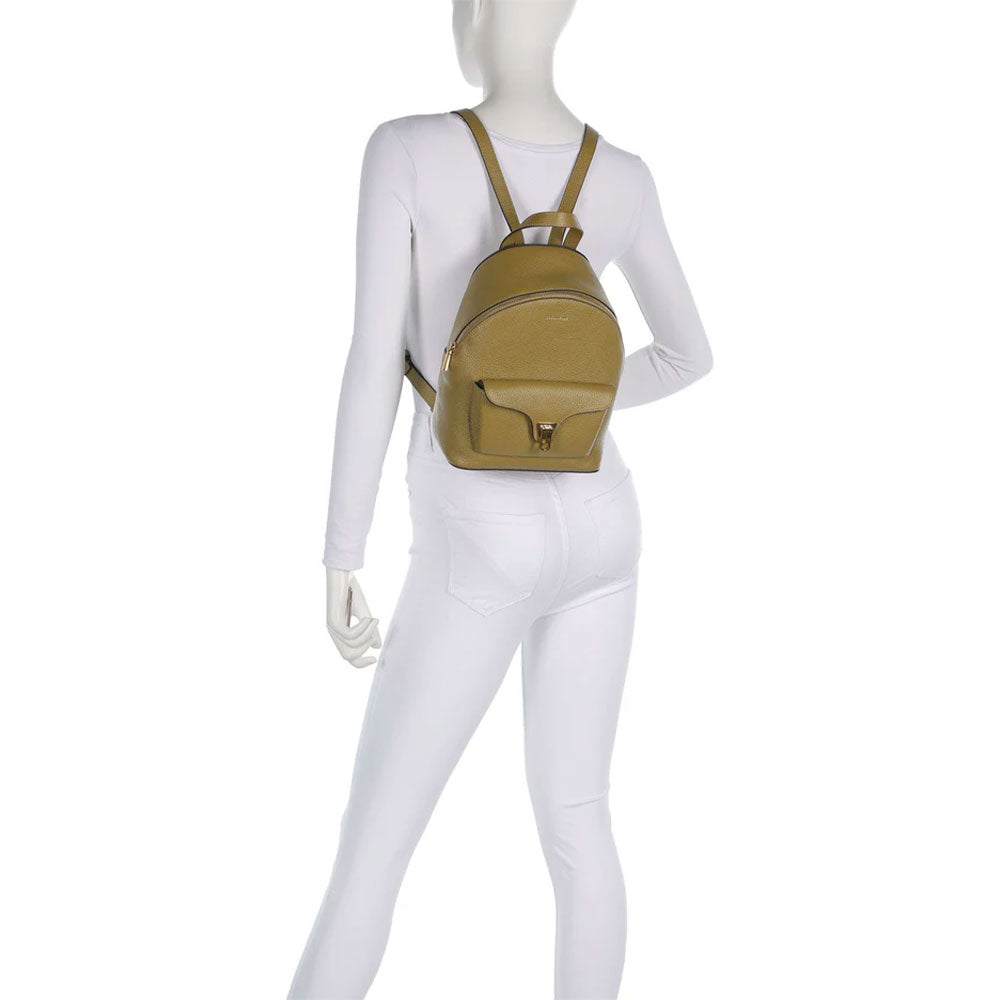 Zaino Donna COCCINELLE in Pelle Linea Beat Generation colore Seagrass