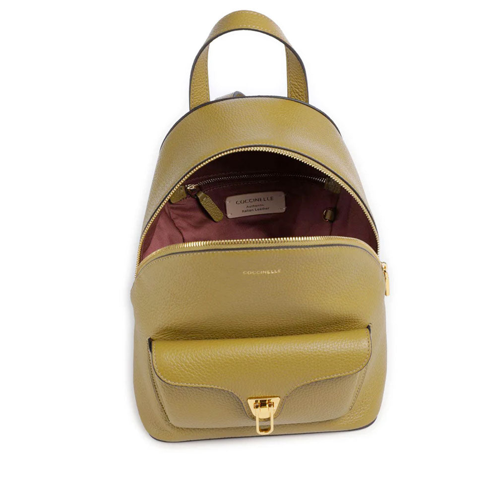 Zaino Donna COCCINELLE in Pelle Linea Beat Generation colore Seagrass