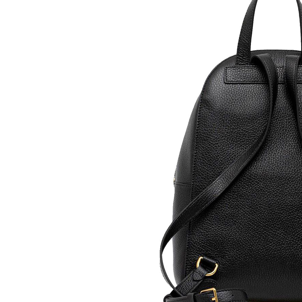 Großer Damen-Rucksack COCCINELLE aus Leder Modell Beat Generation in Schwarz