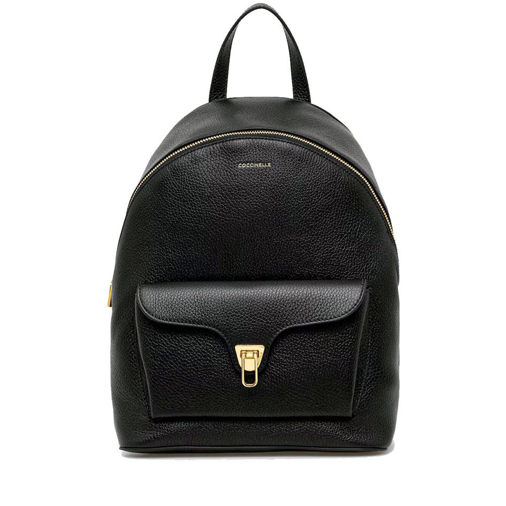 Zaino Donna COCCINELLE in Pelle Linea Beat Generation colore Nero Misura Grande