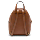 Großer Damen-Rucksack COCCINELLE aus Leder Modell Beat Generation in Cognac