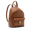 Großer Damen-Rucksack COCCINELLE aus Leder Modell Beat Generation in Cognac