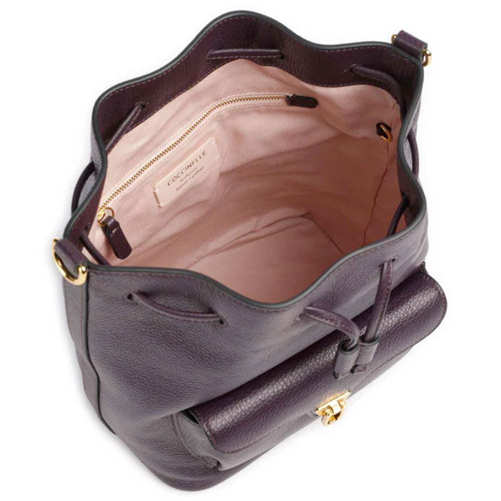 Coccinelle Beat Generation Medium Schultertasche Damen Prune