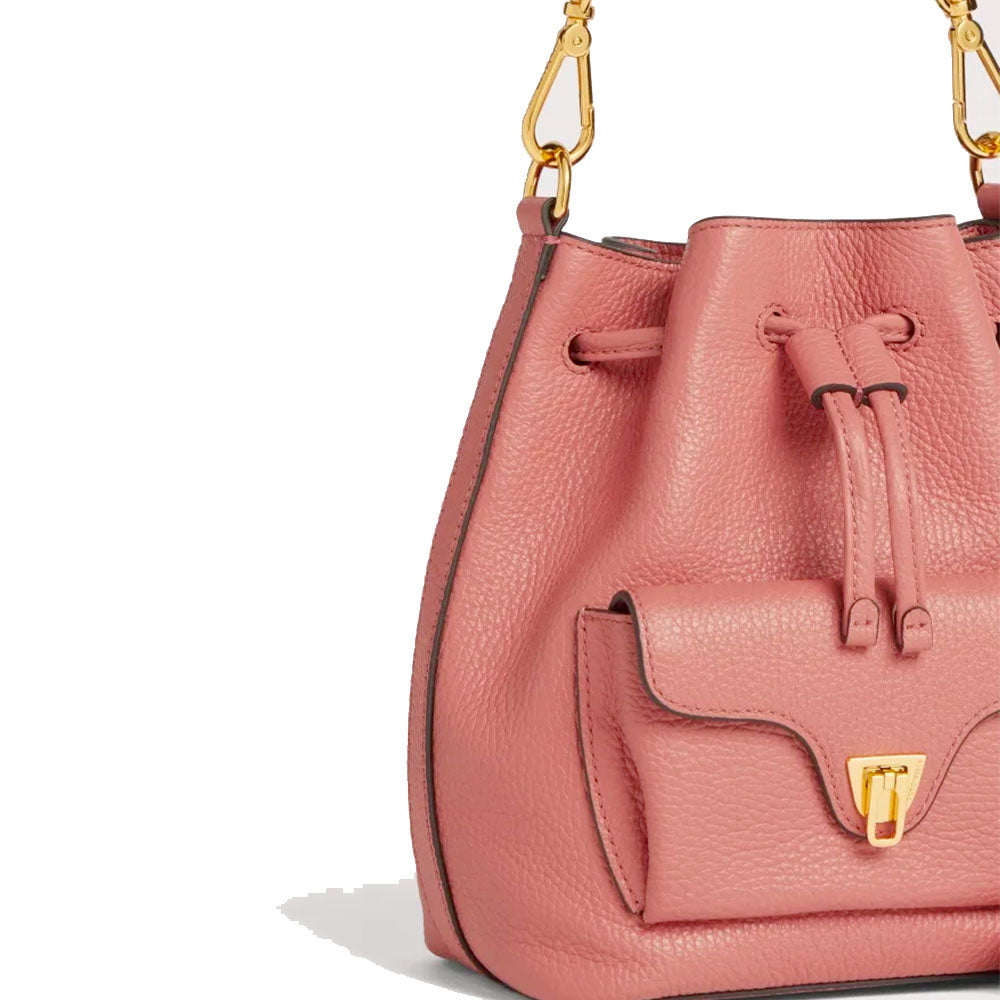 Borsa Donna a Mano COCCINELLE in Pelle linea Beat Generation Small Colore Pink Clay