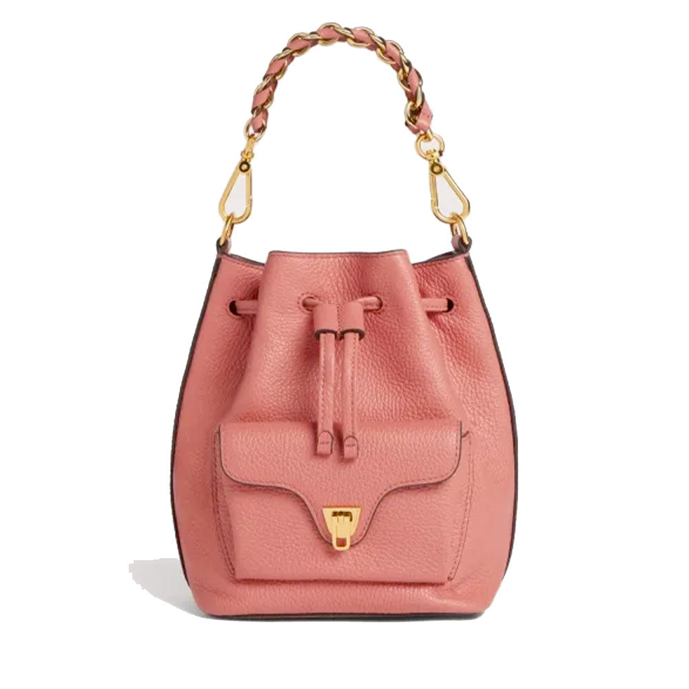 Borsa Donna a Mano COCCINELLE in Pelle linea Beat Generation Small Colore Pink Clay