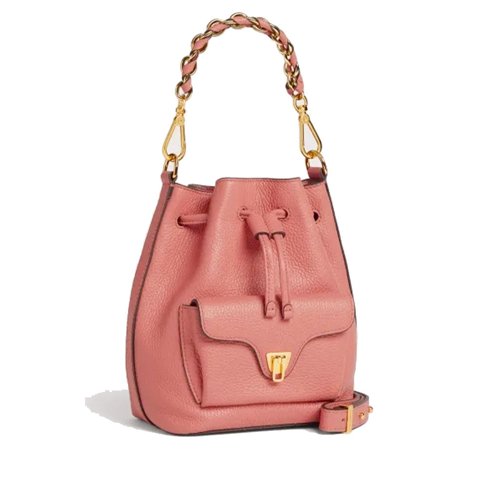 Borsa Donna a Mano COCCINELLE in Pelle linea Beat Generation Small Colore Pink Clay