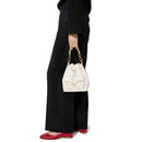 Damen-Henkeltasche COCCINELLE aus Leder Modell Beat Generation Small in Scarlet