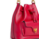 Damen-Henkeltasche COCCINELLE aus Leder Modell Beat Generation Small in Scarlet
