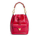 Damen-Henkeltasche COCCINELLE aus Leder Modell Beat Generation Small in Scarlet