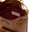 Damen-Henkeltasche COCCINELLE aus Leder Modell Beat Generation Small in Cognac