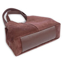 Women's Shoulder Bag COCCINELLE C-Easy in Berry Suede
